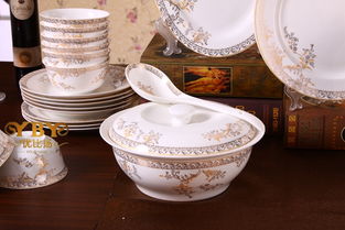 骨瓷餐具套装 家居与送礼的优雅选择